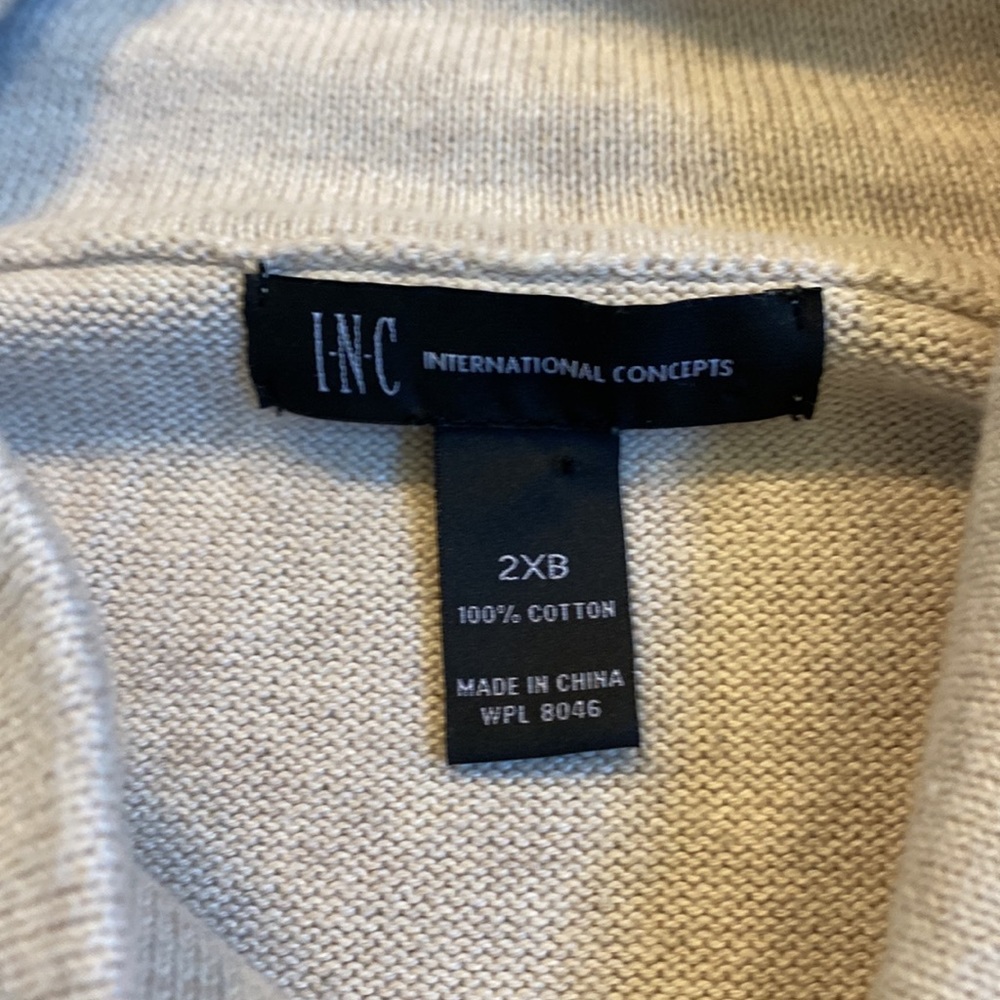 INC Ribbed Sweater - Picture 2 of 4